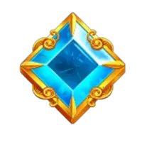 Blue gemstone symbol in Gates of Olympus |