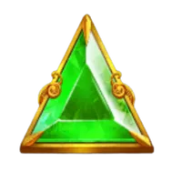 Green gemstone symbol in Gates of Olympus |