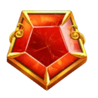 Red gemstone symbol in Gates of Olympus |